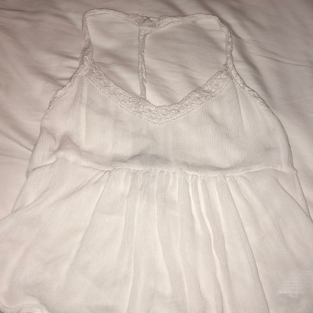 White crop top